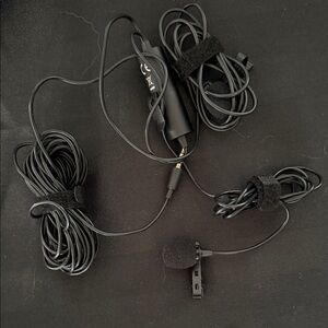 Black Lavalier Microphone Set​